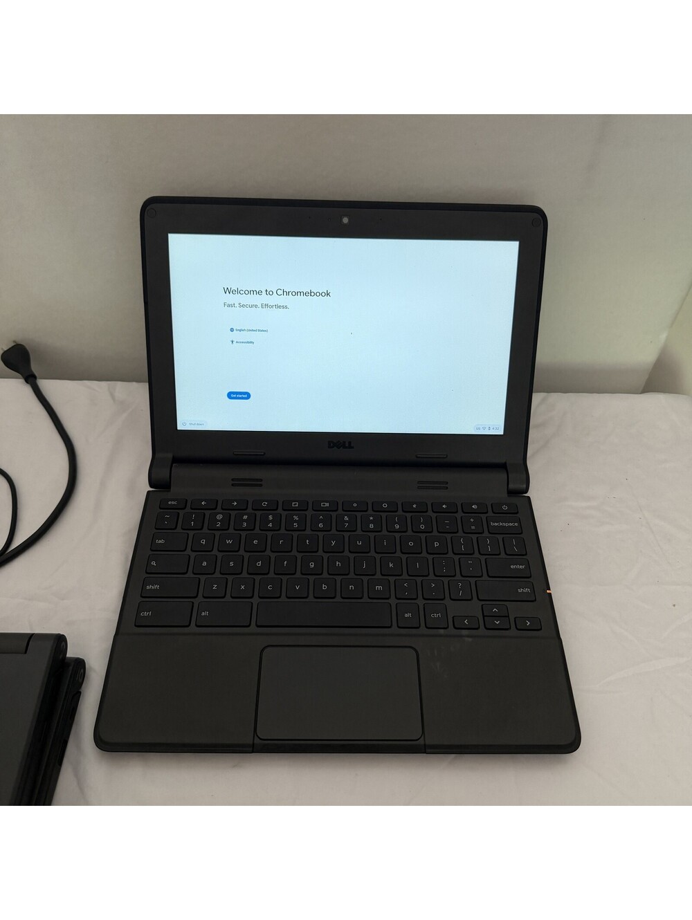 Dell Chromebook 11 P22T Laptop Black with Power Adapter